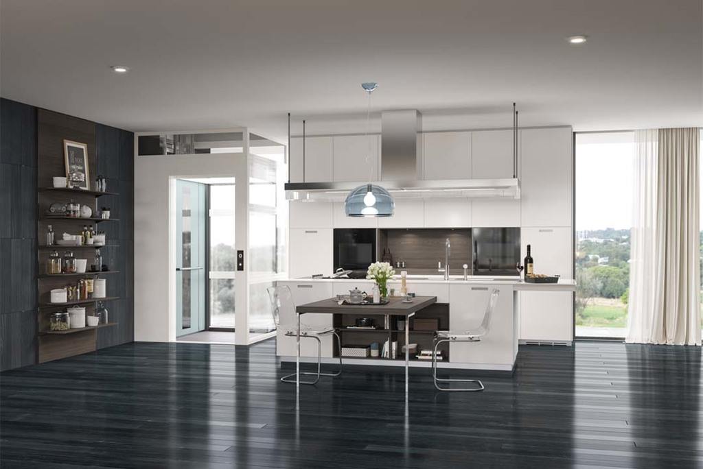 Kabinenlift Cibes C1 Pure in Einfamilienhaus